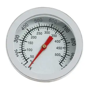 BBQ温度表不锈钢烧烤吸烟者烤架温度计50-500度