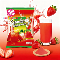 OEM Poudre sucrée aigre personnalisée Vente en gros Instant Orange Assortiment de jus en poudre sucré fruité