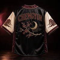 Veste de baseball en satin personnalisée en gros, brodée, streetwear, teamwear