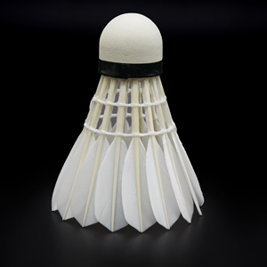Volant de badminton Baton <span class=keywords><strong>Master</strong></span> AS50 personnalisable de haute qualité avec plume d'oie de qualité supérieure, idéal pour les joueurs professionnels - Product Image 4