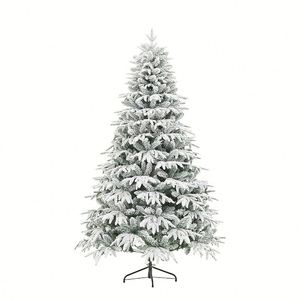 Árbol de Navidad Preiluminado de PE con Nieve Artificial de 1.2/4m, Ignífugo, con Soporte, Venta al Por Mayor Personalizada Premium - Product Image 2