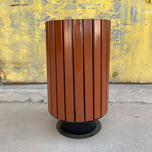 Cubo de basura <span class=keywords><strong>comercial</strong></span> de acero inoxidable para exteriores, Cubo de almacenamiento de 120L para reciclaje de bienes raíces y paisaje de Villa - Product Image 1