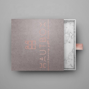 Sinh Thái Dập Nổi Có Thể Tái Chế Biểu Tượng Tùy Chỉnh In Giấy Trắng Đồ Trang Sức Sang Trọng Hộp Quà Tặng Ngăn Kéo Hộp Bao Bì Các Tông Trượt Hộp Quà Tặng - Product Image 3