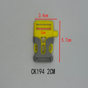 อุปกรณ์เสริมกระเป๋าพร้อมตัวล็อคแบบมีเสียงหวีด ตัวล็อคพลาสติกสำหรับปรับสายสะพายไหล่ หัวเข็มขัดกระเป๋าเป้ หัวเข็มขัดกระเป๋าหนังสือ - Product Image 3