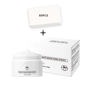 Tiras orgánicas para poros <span class=keywords><strong>de</strong></span> la nariz, máscara removedora <span class=keywords><strong>de</strong></span> espinillas con ácido salicílico y crema exfoliante para tratamiento <span class=keywords><strong>de</strong></span> poros <span class=keywords><strong>de</strong></span> aloe - Product Image 5
