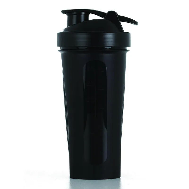 Bouteille de shaker de protéines GYM sans BPA avec bouteille d'eau de sport en plastique mélangeur