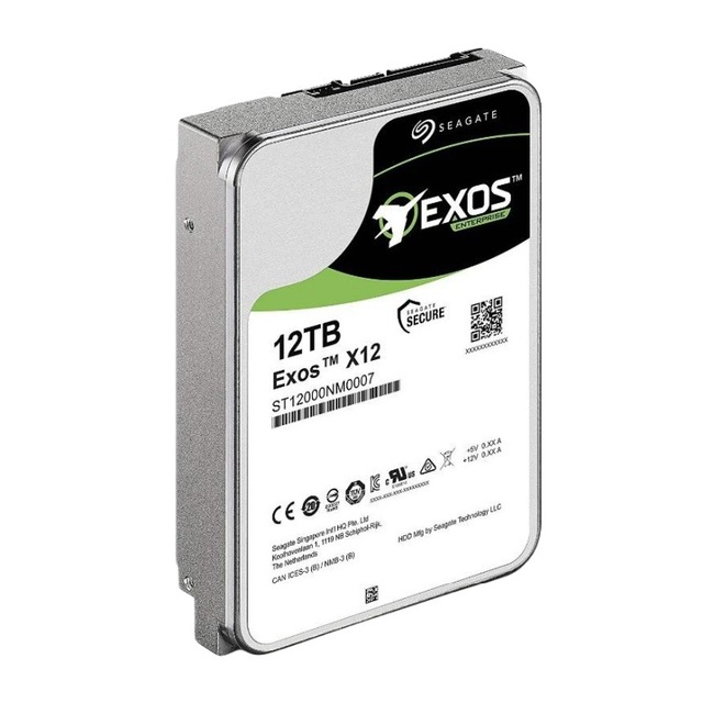 ST12000NM0007 Compatible with for for Enterprise-Class 35-Inch 12 TB SATA Internal Hard Drive 256MB Cache Servers NAS Model