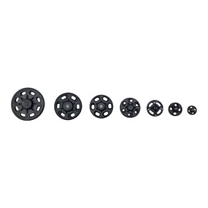 Guanfeng Vente en gros Bouton à <span class=keywords><strong>coudre</strong></span> en deux parties en plastique noir blanc transparent Bouton à <span class=keywords><strong>pression</strong></span> caché à <span class=keywords><strong>coudre</strong></span> Bouton couvert pour vêtement - Product Image 2
