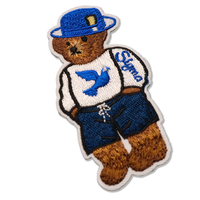 MOQ 50, 1914, patchs brodés de grande taille pour accessoires vestimentaires, lettres grecques personnalisées, patch en chenille à repasser pour sweats à capuche