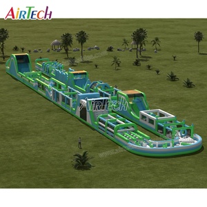 China <strong>Suppliers</strong> 150m Long Blow up <strong>Obstacle</strong> Races extreme Rush <strong>Large</strong> Bouncy <strong>Obstacle</strong> <strong>Course</strong> Ninja Inflatable <strong>Obstacle</strong> <strong>Course</strong> - Product Image 5