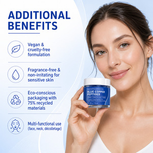<span class=keywords><strong>Crema</strong></span> Facial con Péptidos <span class=keywords><strong>de</strong></span> Cobre GHK-Cu, Cosmética OEM ODM, <span class=keywords><strong>para</strong></span> Reafirmar <span class=keywords><strong>la</strong></span> <span class=keywords><strong>Piel</strong></span> e Hidratación Profunda, Humectante Facial Diario, Cuidado <span class=keywords><strong>de</strong></span> <span class=keywords><strong>la</strong></span> <span class=keywords><strong>Piel</strong></span> Coreano - Product Image 3