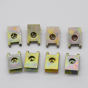 Universal Self Tapping Clamp M5 M6 Engine Mount Bracket Screw Hole Threaded <b>Car</b> Fixing Base Metal <b>Clip</b> - Product Image 1