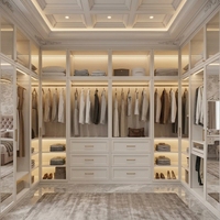 Armoire sur mesure haut de gamme pour vêtements, systèmes de dressing, meubles de design, dressing de luxe en bois pour chambre à coucher