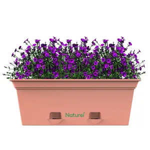 Thickened Big Size Rectangle PP Plastic Flower Pot Planter Balcony Vegetable Fruits Planting Boxes Indoor Grow Pots