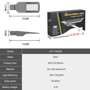 Gaocheng Venta directa <span class=keywords><strong>de</strong></span> fábrica Lámpara <span class=keywords><strong>de</strong></span> carretera <span class=keywords><strong>de</strong></span> jardín impermeable 90W Luces <span class=keywords><strong>de</strong></span> calle LED solares - Product Image 2