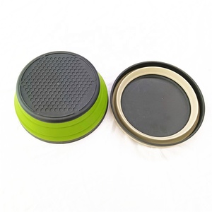 Tazón de Silicona Plegable para Ensaladas, de Grado Alimenticio, Personalizable, Accesorios de Camping para Viajes y Senderismo al Aire Libre - Product Image 5