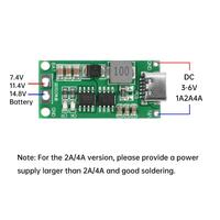 2S 3S 4S Lithium Battery Charging Board Boost Type Fast Charger Module DIY Lithium Battery Charger Type C Interface