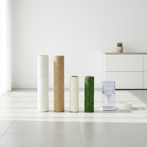 Torre Tiragraffi Classica Fai-da-te Eco-Friendly per Gatti con Palo di Ricambio in Corda di Sisal per Uso Interno e Giocattolo per Gattini - Product Image 3