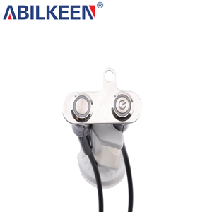 Interruptor de botón impermeable para motocicleta IP67, autoblocante, luz azul, 12V/24V, botón pulsador montado en el soporte - Product Image 3