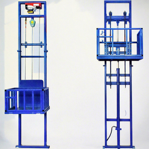 Pequena carga elevador elétrico levantamento com levantamento hidráulico seguro e descendente espessado aço elevação plataforma - Product Image 5