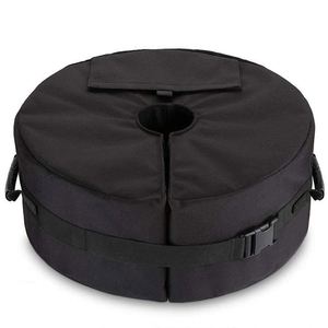 Custom Heavy-Duty 600D Oxford Anti-Tear <b>Waterproof</b> Windproof Round Fixed Umbrella Tent Sandbag Bag for Patio <b>Parasol</b> - Product Image 1