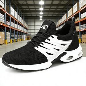 Calzado <span class=keywords><strong>de</strong></span> Seguridad Ligero para Almacén, Unisex, <span class=keywords><strong>de</strong></span> Corte Bajo, con Puntera <span class=keywords><strong>de</strong></span> Acero Anti-Impactos, Anti-Pinchazos y Amortiguación <span class=keywords><strong>de</strong></span> Aire Antideslizante - Product Image 1