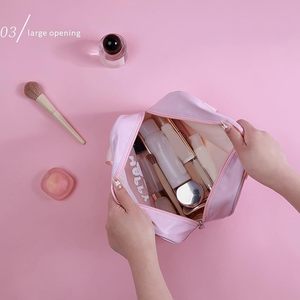 Custom logo Wholesale <b>Travel</b> Waterproof Happy Too Cosmetic <b>Bag</b> Pu Pvc Hanging <b>clear</b> Washbag with Visible Window - Product Image 5