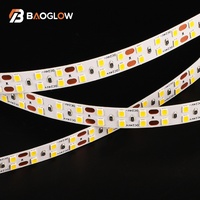 Bande LED flexible SMD 2835 de 10 m, 20 W, 12 V/24 V, certifiée CE, découpable, 240 LED, tension CC 12 V, conforme RoHS