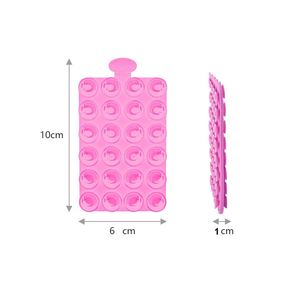 Hot Sale 24 Square Double-Sided Silicone Suction Cup Super Strong Portable with Embossed Printing for Mobile Phone - Product Image 2