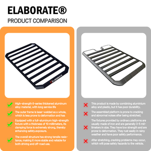 <span class=keywords><strong>Porte</strong></span>-bagages de toit en alliage d'aluminium, protection contre la rouille et la corrosion, robuste et durable, adaptabilité multi-scénarios - Product Image 6