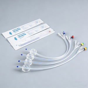 Cateter Foley de Silicone Duplo Descartável 3.5Fr 4Fr 5Fr 6Fr 8Fr 10Fr 12Fr 14Fr 16Fr 18Fr 20Fr 22Fr 24Fr para Uso Veterinário - Product Image 3