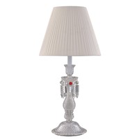 Petite lampe de bureau décorative en cristal, ornements en cristal suspendus en forme de cône pour chambre à coucher, table de chevet, bureau