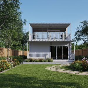 บ้านคอนเทนเนอร์สำเร็จรูปแบบโมดูลาร์ TOPPRE บ้านคอนเทนเนอร์ 2 ชั้น บ้านขนาดเล็ก 1 ห้องนอน พร้อมห้องครัวและห้องน้ำ - Product Image 6