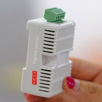 Capteur de température et d'humidité RS-WS-N01-8-EX Flat Clip Rail Modbus Rtu pour armoire électrique