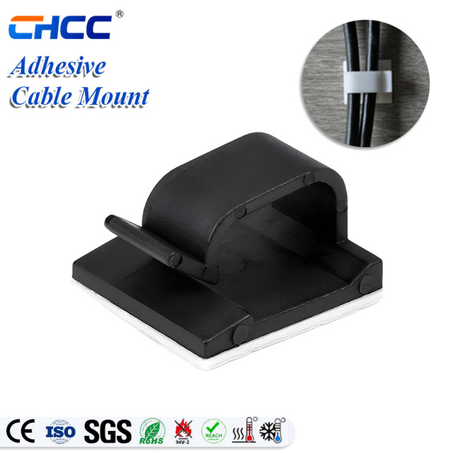 Adhesive WCL Cable Clips Nylon Cable Organizers & Wire Holders for Cords Cable Cord Manager