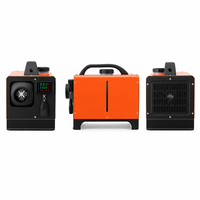 Chauffage diesel tout-en-un 8KW 12V/24V portable avec réservoir intégré, écran LCD numérique et télécommande, pour camping-car, camion, caravane