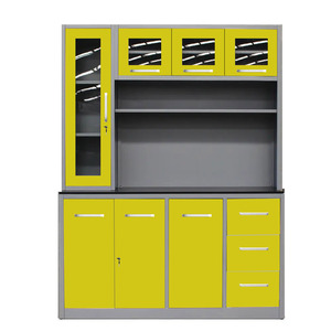 Structure KD, armoire de cuisine polyvalente en acier inoxydable avec fonctionnalité de rangement en métal pour caravanes - Product Image 3