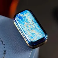 Diapason en acier inoxydable sans titane à trois couches, jouet anti-stress en métal EDC magnétique à pousser-tirer, jouet pour les doigts