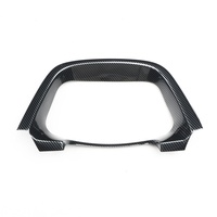 Volant de voiture en plastique pour RAV4 2013-2019, motif carbone modifié, panneau de navigation noir, décoration intérieure de voiture