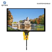 Modul Layar LCD IPS TFT 9 Inci Bentuk Persegi Panjang 1024*600 LVDS RGB MIPI dengan Papan Pengontrol Panel Sentuh, Layar Kustom
