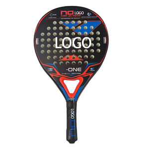 Raquettes de Padel de Haute Qualité en Gros, Cadre en Fibre de Carbone Aérodynamique Forme Goutte d'Eau, Cœur en EVA - Product Image 2