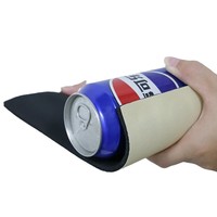 Manchon isotherme pliable en néoprène de 5 mm pour canettes de bière, vierge pour sublimation, vente en gros