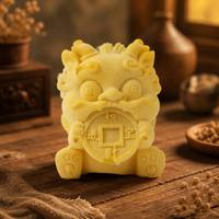 Gâteau Mousse Dragon Congelé en Gros Saveur Mangue Design Dragon Pâtisserie Chinoise Prêt à Manger Boîte Marque Meichen Vente Directe Usine