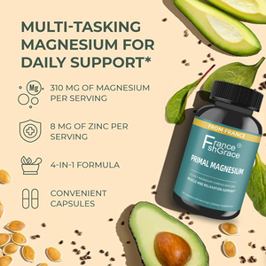 Fabricante de Suplementos Nutracéuticos de Magnesio Primal con Zinc para el Apoyo de Huesos y Músculos, 120 Cápsulas de Magnesio Primal - Product Image 4