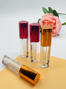 2024 nueva forma de corazón vacío gran varita Celar <span class=keywords><strong>Liptint</strong></span> Lipgloss contenedor tubos 5ml embalaje cosmético tubos de brillo de labios - Product Image 5