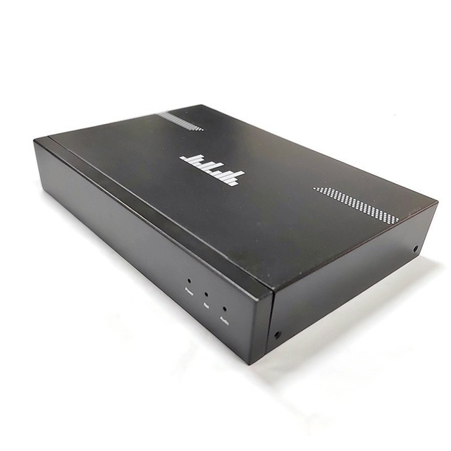 Aluminum Chassis Profile Shell Instrument Enclosure POE Ethernet Switch Housing IP65 Waterproof Black ISO9001 Certified Laser