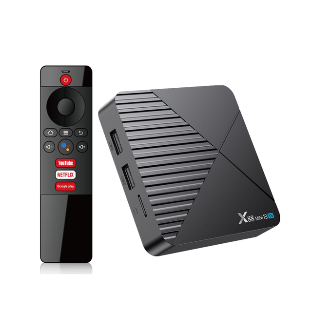 X88 Mini 13 TV RK3528 4GB 32GB Android 13 ATV OS TV Box 4K 2.4G/5G Dual WiFi Quad Core Smart Set-top Box BT Voice Remote Control