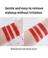 Maquillage crémeux cosmétique coréen marque privée durable Vegan velours rouge mat liquide rouge à lèvres