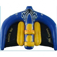 Komersial Inflatable Ikan Terbang Towable Tabung Air untuk Olahraga Air