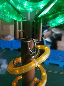 Bên NGOÀI 7 'LED thắp sáng nhà Đảng Giáng sinh kỳ nghỉ trang trí cây Patio nhiệt đới dây thắp sáng cây cọ - Product Image 5